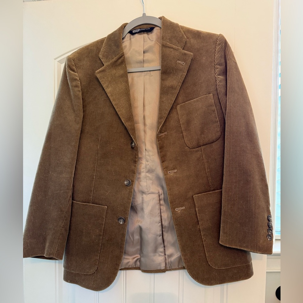 Ralph Lauren Brown Polo Blazer